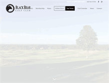 Tablet Screenshot of golfblackbear.net